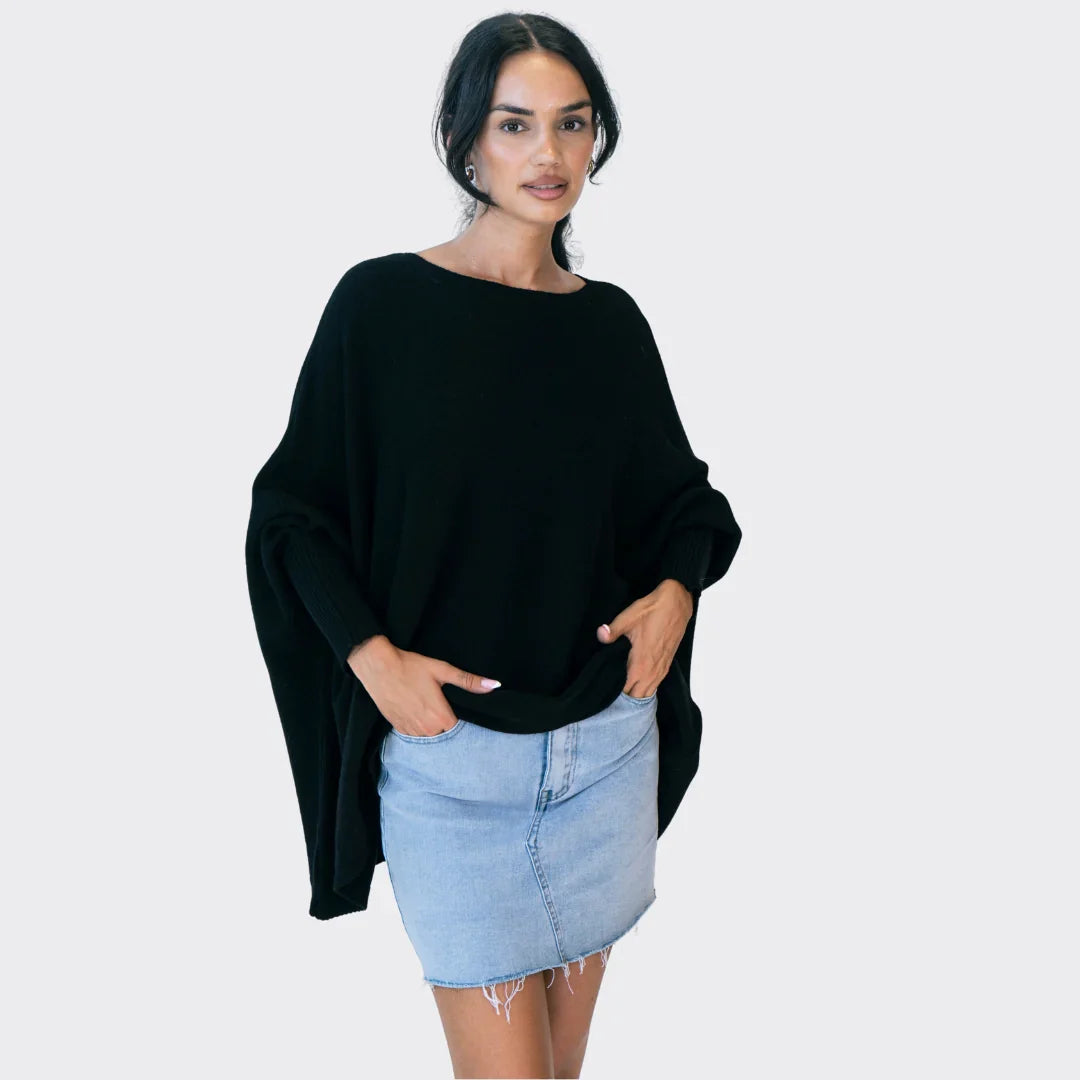 Beige Cozy Oversized Sweater