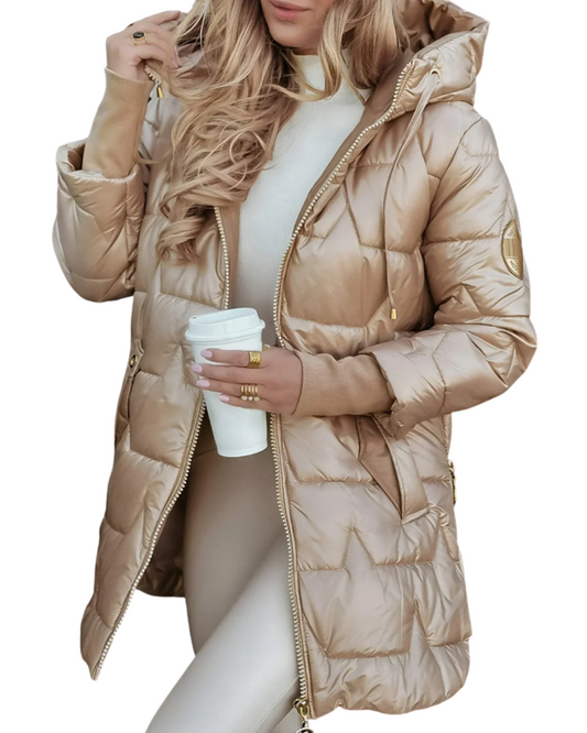 Nolwen | Stylish Hooded Winter Coat with Insulation