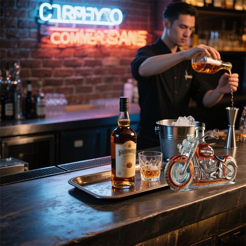 Exclusive Limited Edition Harley Whisky Bottle