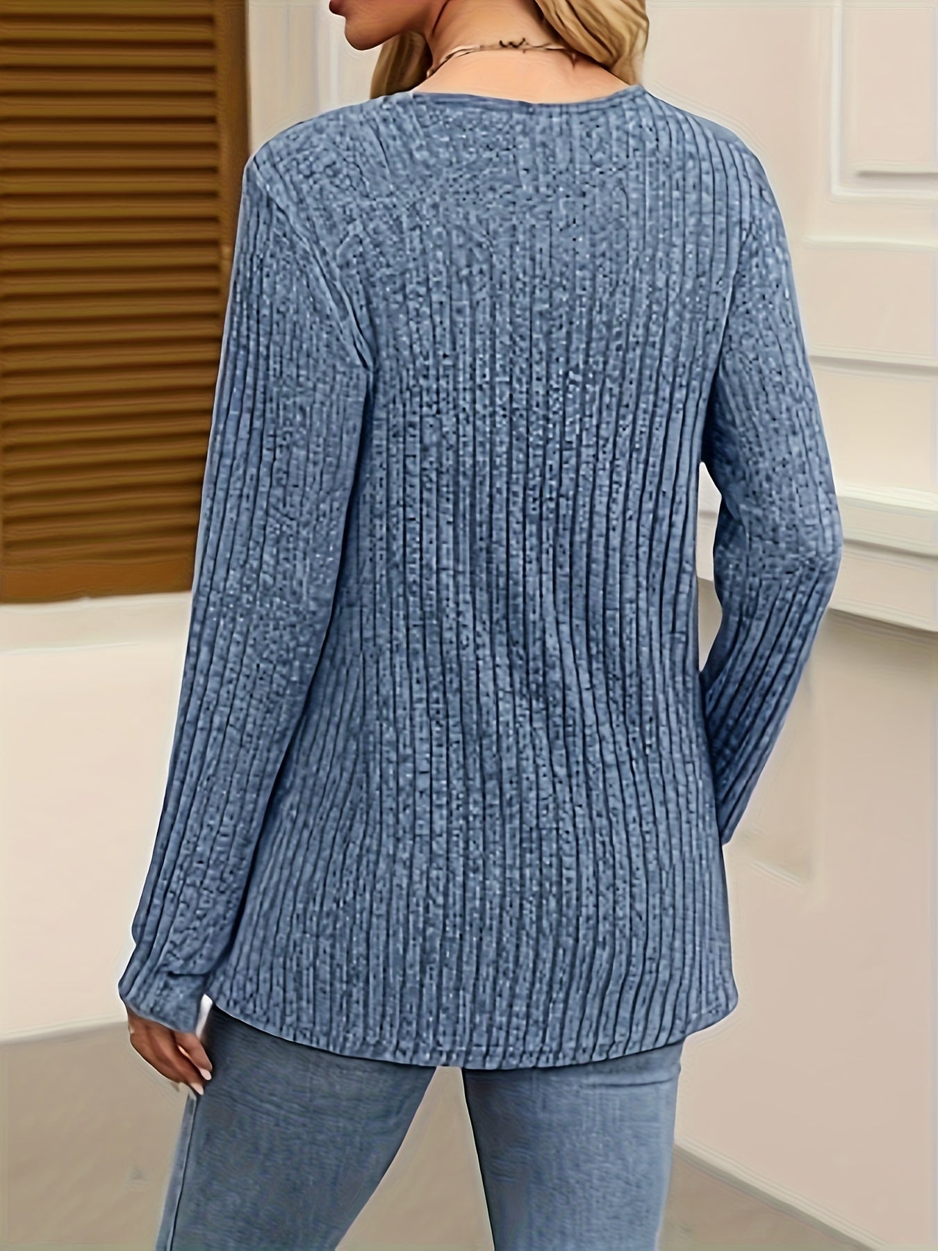 3-Pack of Comfortable Ribbed V-Neck T-Shirts