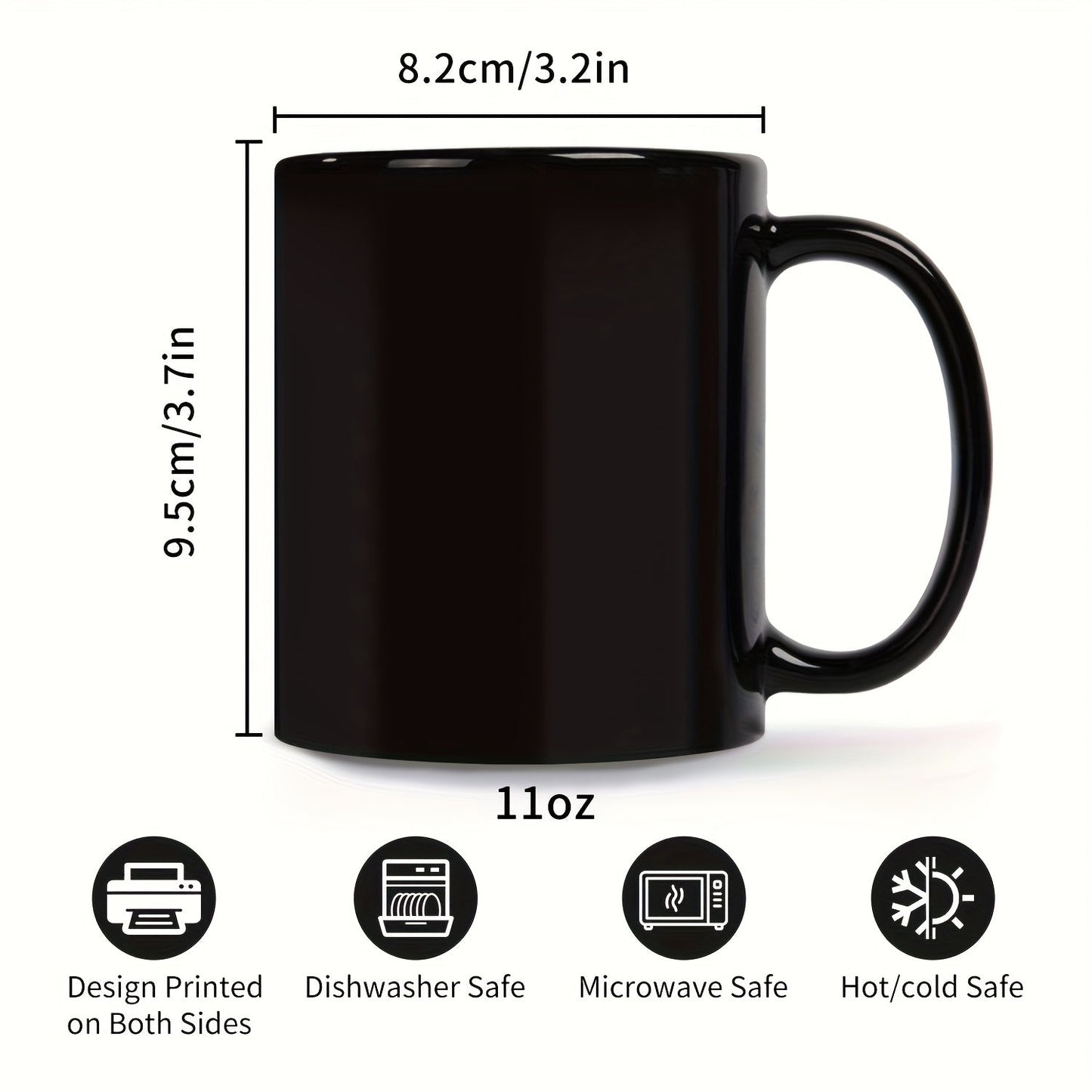 Tasse en céramique chat bleu électrique