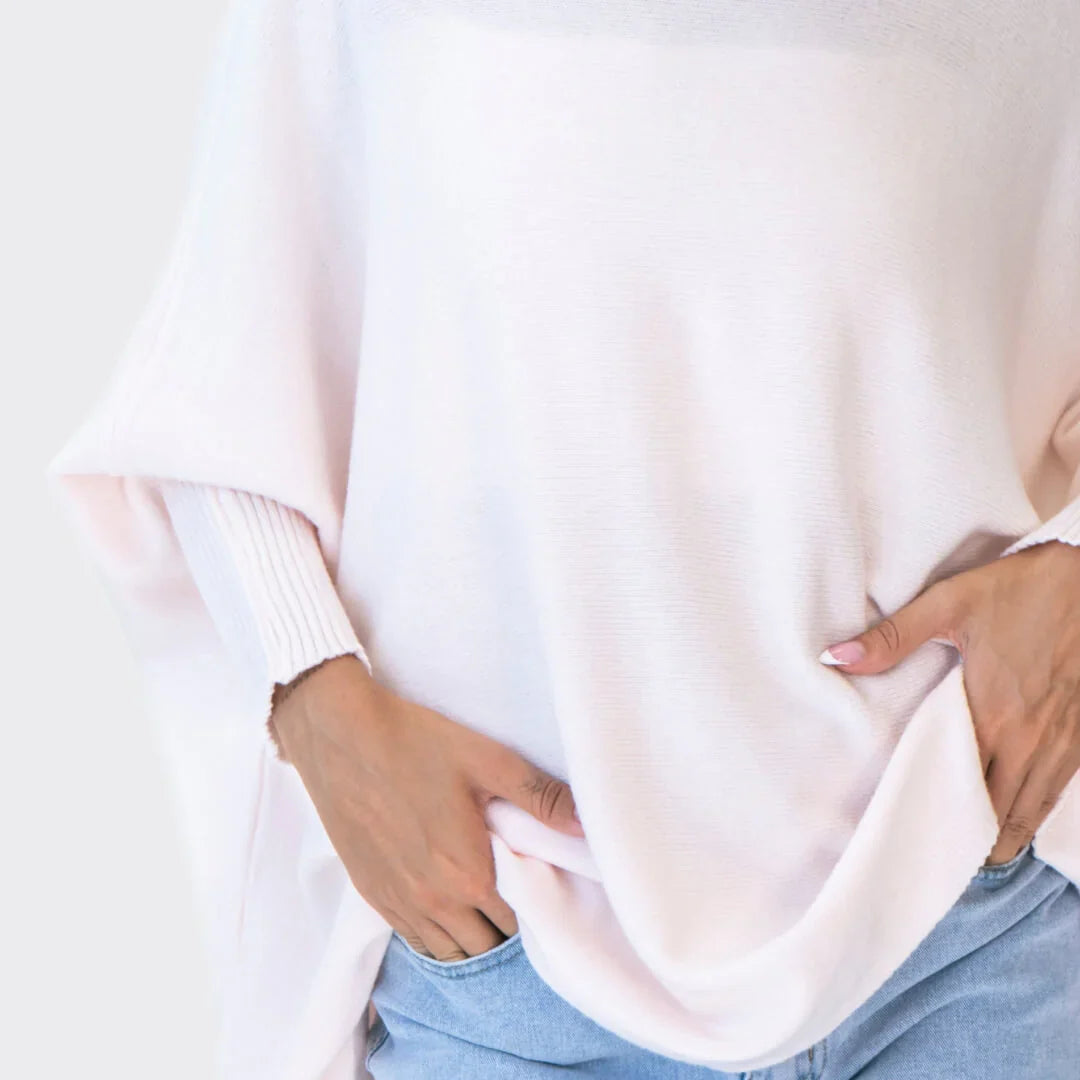 Beige Cozy Oversized Sweater