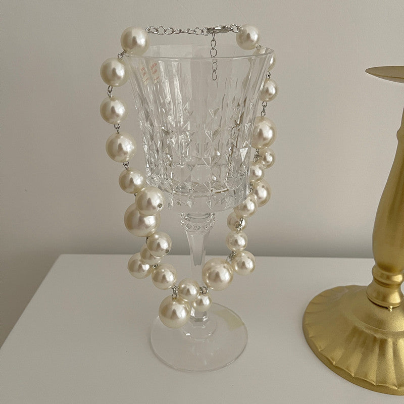 Collier ras du cou en perles pour femme | Design perlé audacieux