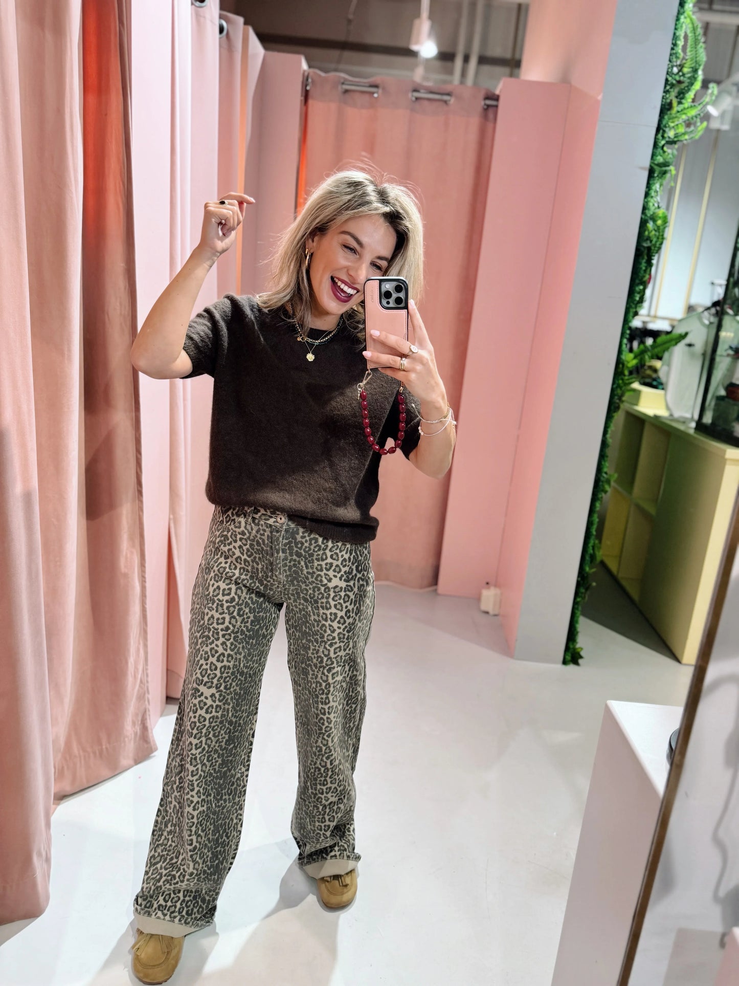 Fierce Leopard Print Jeans!