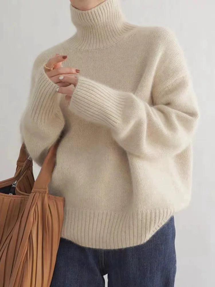 Isabella High Neck Cashmere Collar