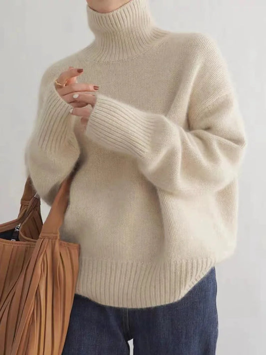 Isabella High Neck Cashmere Collar