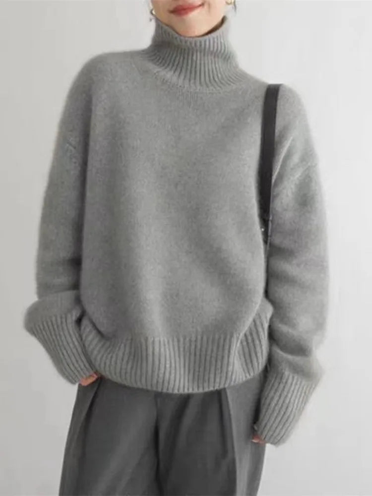 Isabella High Neck Cashmere Collar