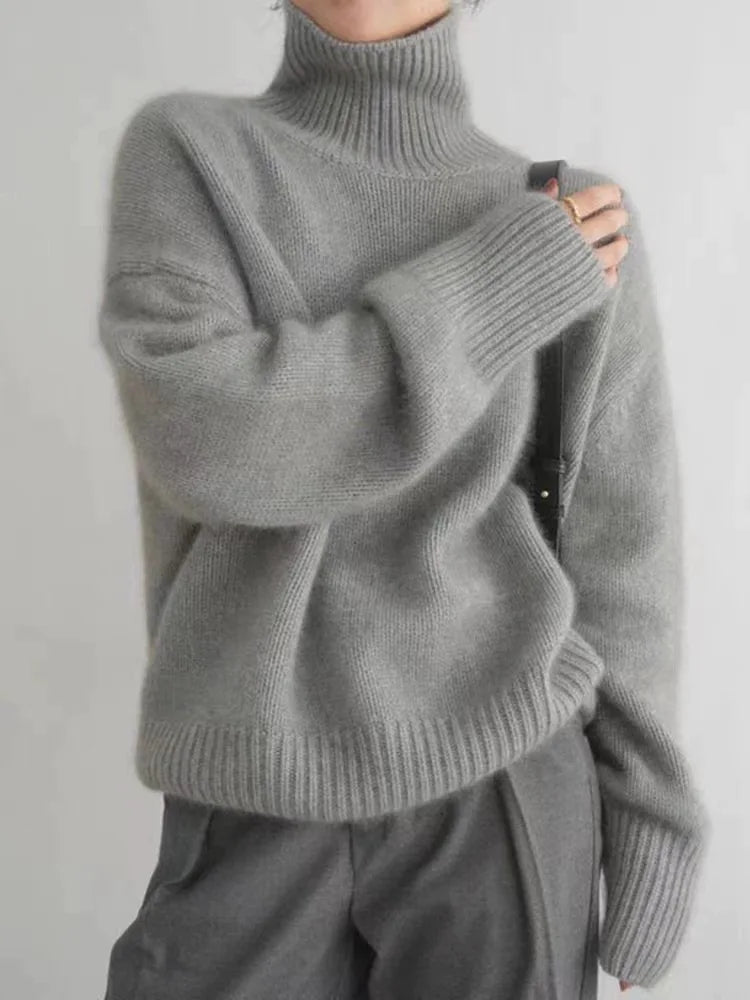Isabella High Neck Cashmere Collar