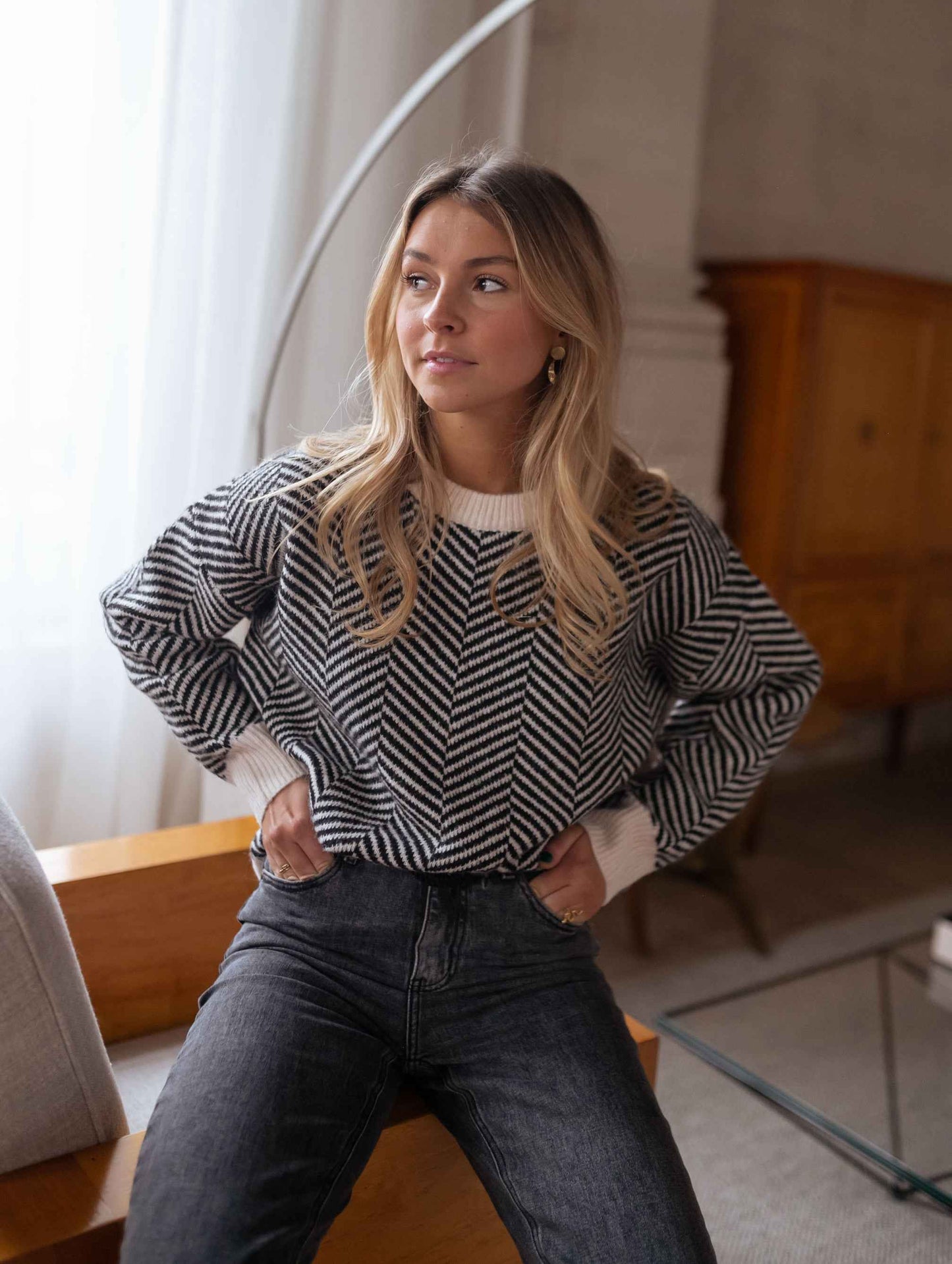Lenya™ | Knitted Pattern Sweater