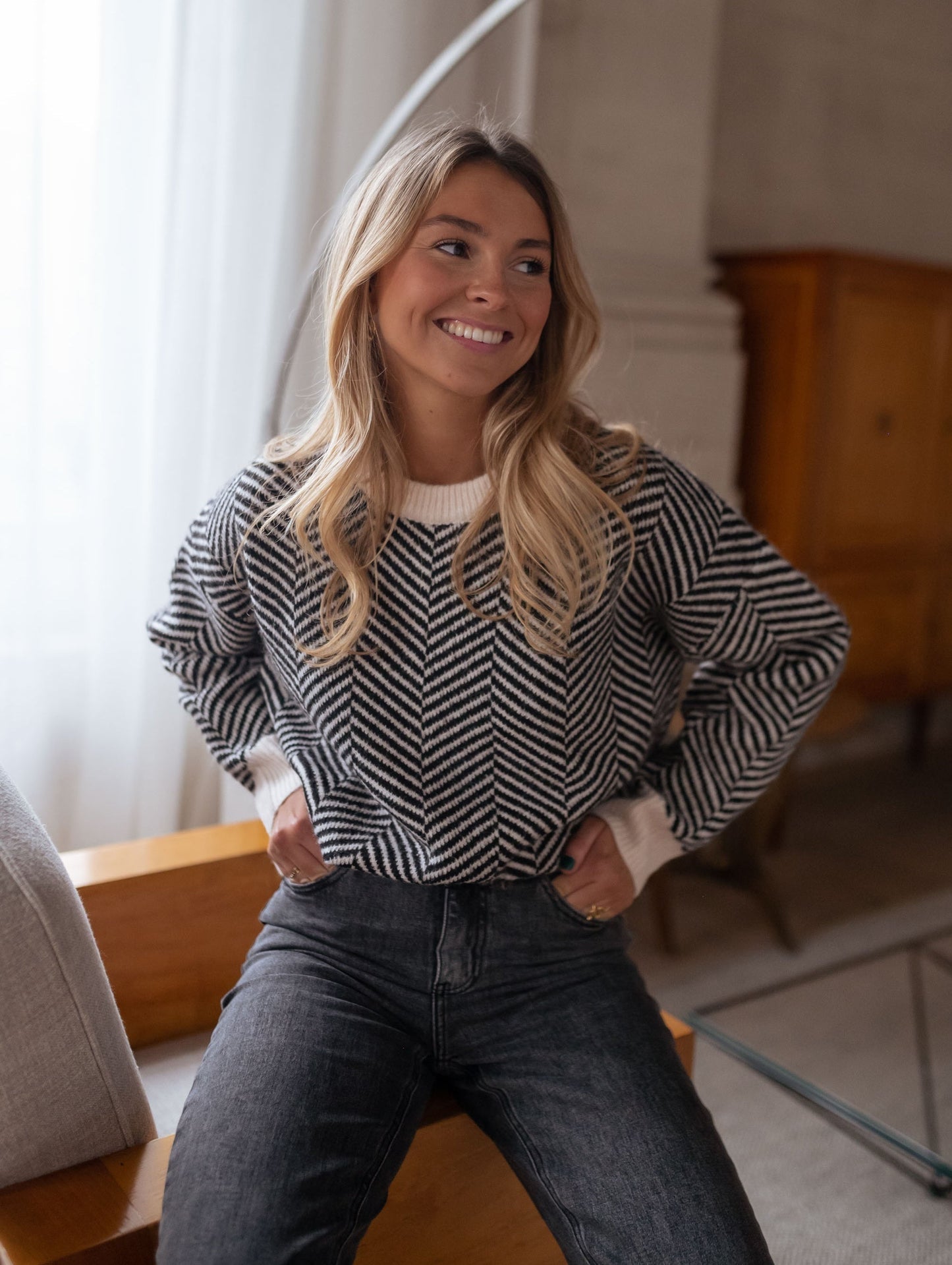 Lenya™ | Knitted Pattern Sweater
