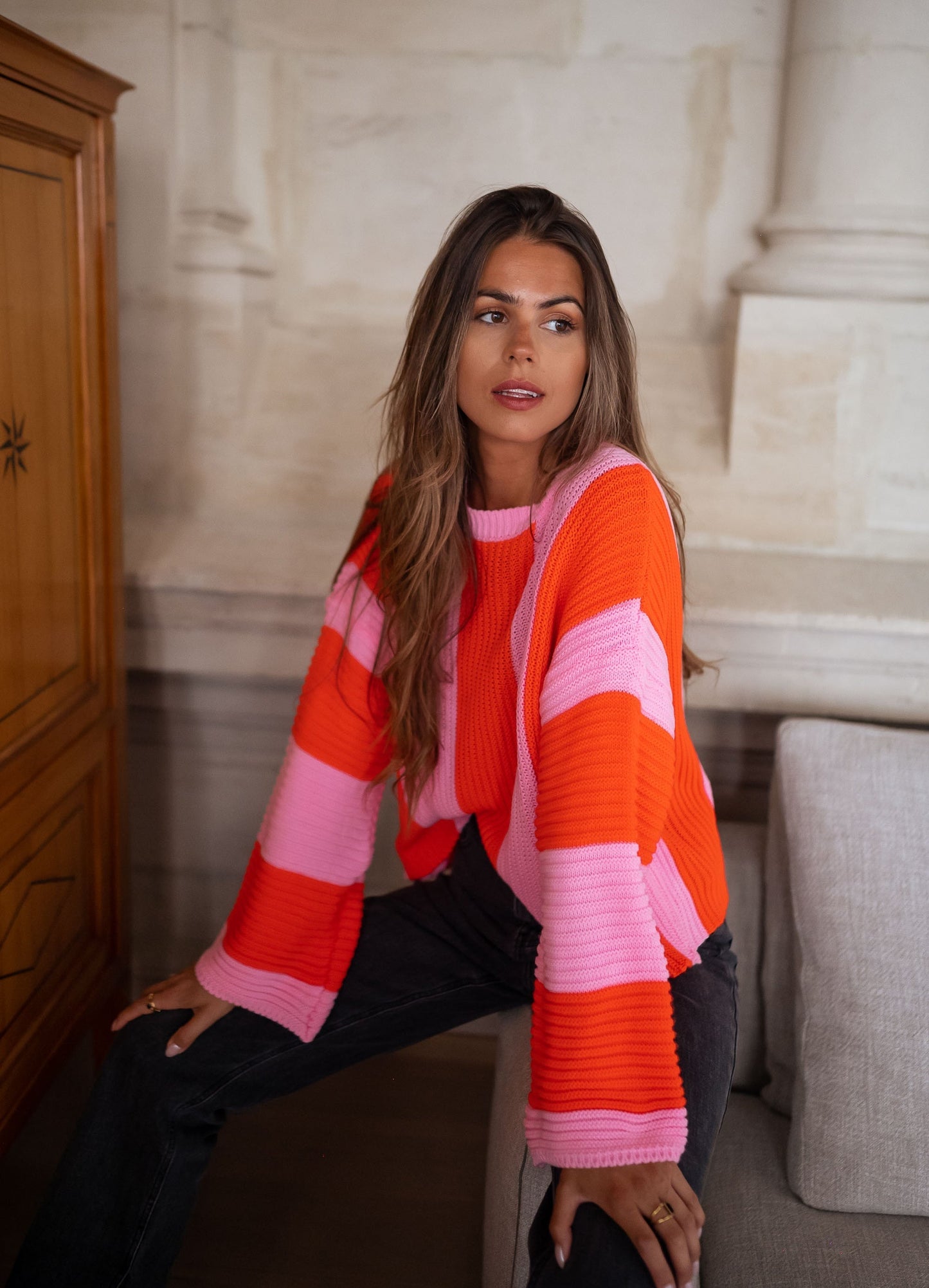 Pauline™ | Striped Knit Sweater