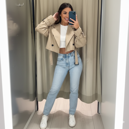 Isla Short Trench Coat
