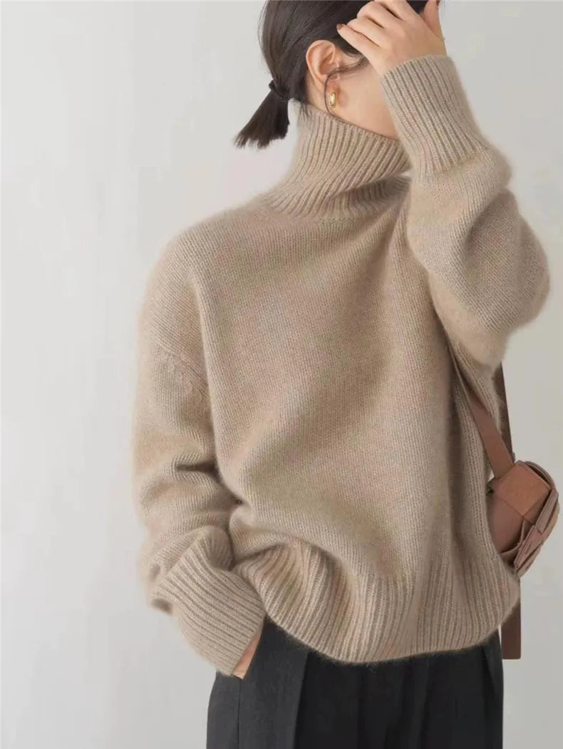 Isabella High Neck Cashmere Collar