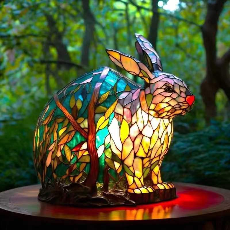 Lapinou | Magical Glass Rabbit Lamp