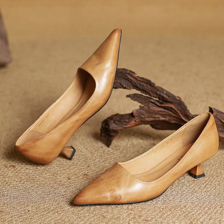 Anok™ Genuine Leather Pumps