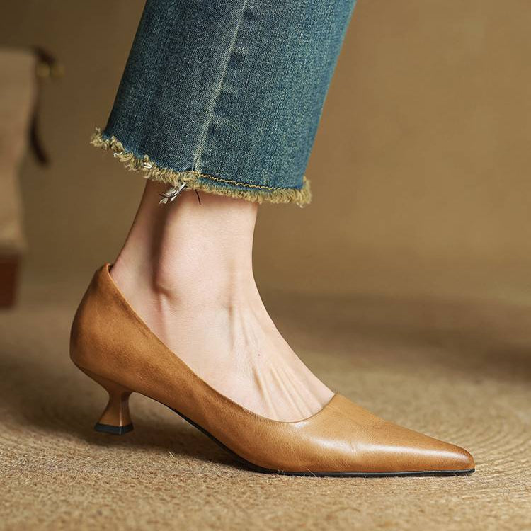 Anok™ Genuine Leather Pumps