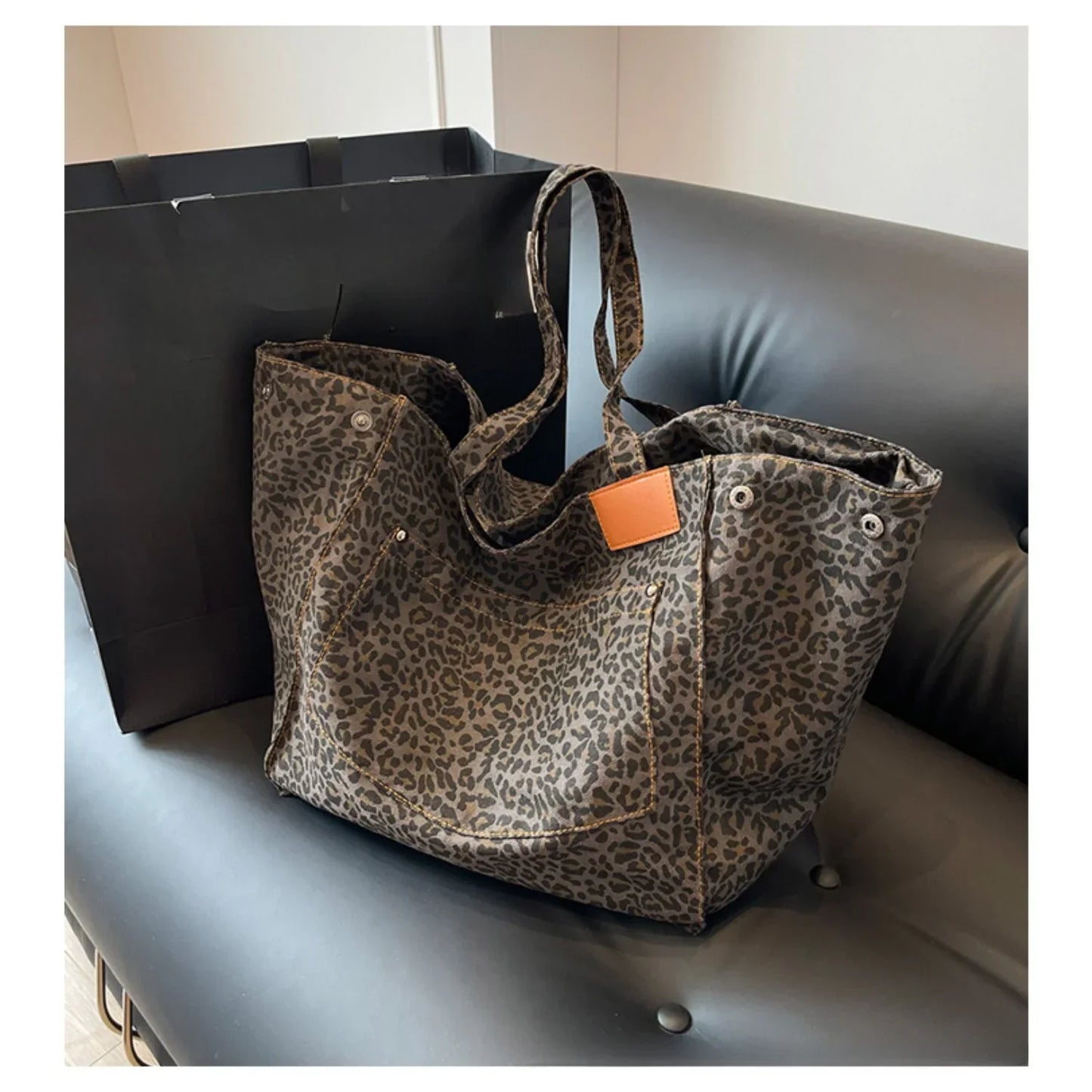 Vivienne™ | Leopard Print Tote