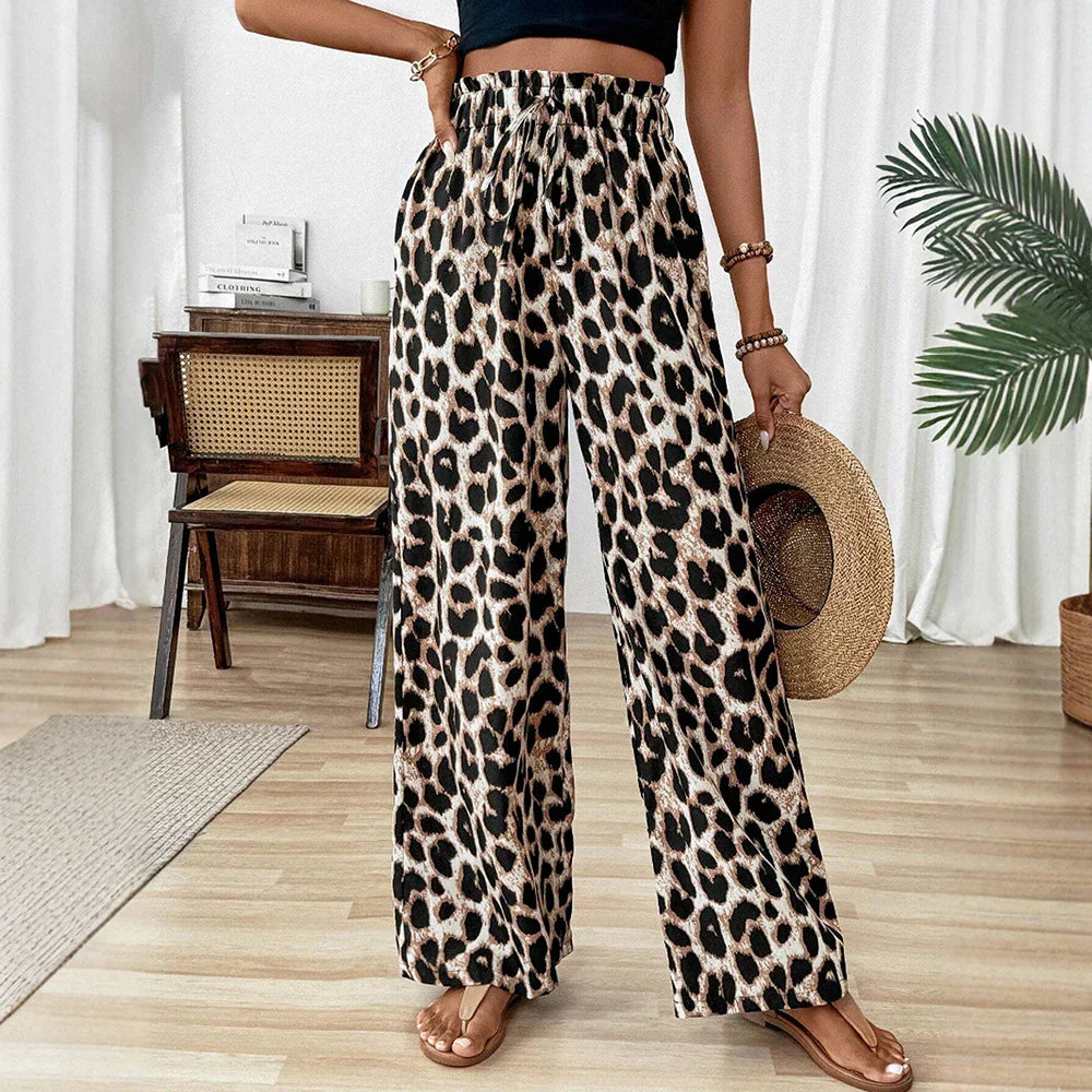 Elvira™ | Leopard Print Light Pants