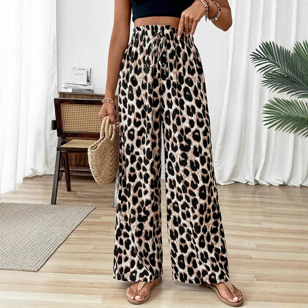 Elvira™ | Leopard Print Light Pants