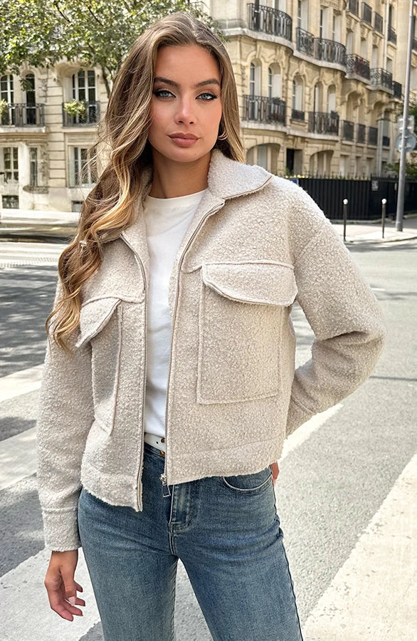 Isla Teddy Bomber - Delightfully Cozy!