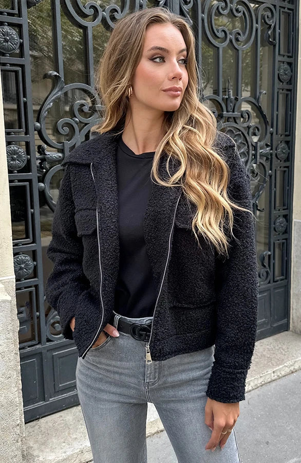 Isla Teddy Bomber - Delightfully Cozy!