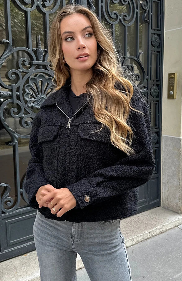 Isla Teddy Bomber - Delightfully Cozy!