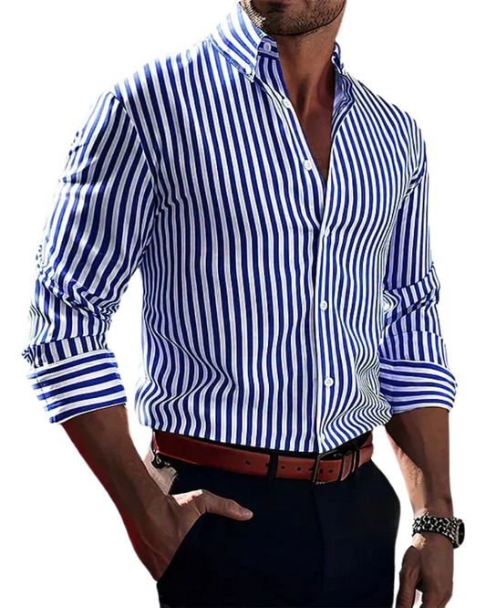 Victor™ - Stylish Striped Shirt