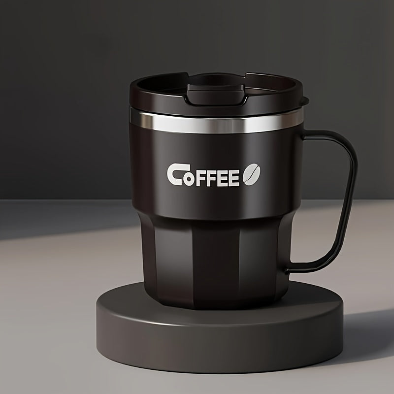 Tasse à café à double paroi avec couvercle