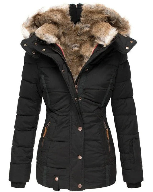 Nora | Cozy Winter Coat with Luxurious Fur Lining