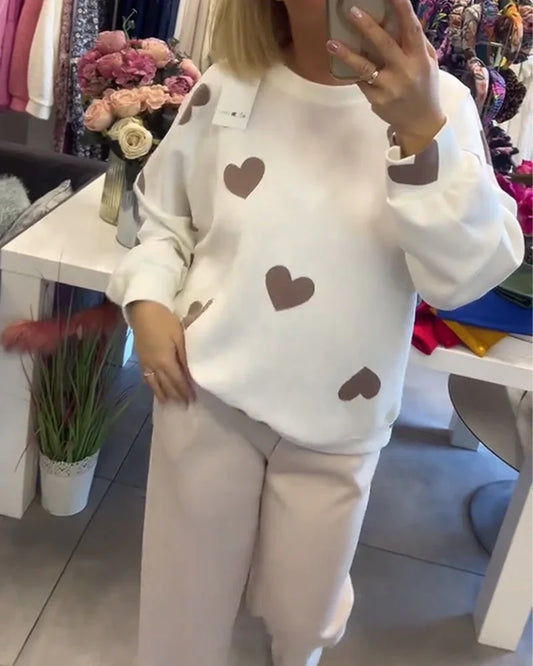 Hearts Sweater by Isla