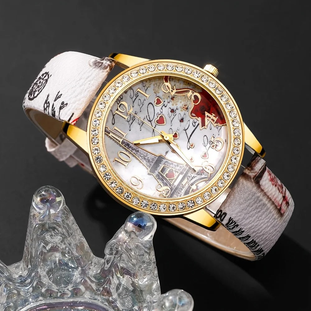 Coffret cadeau élégant de 5 montres pour femme