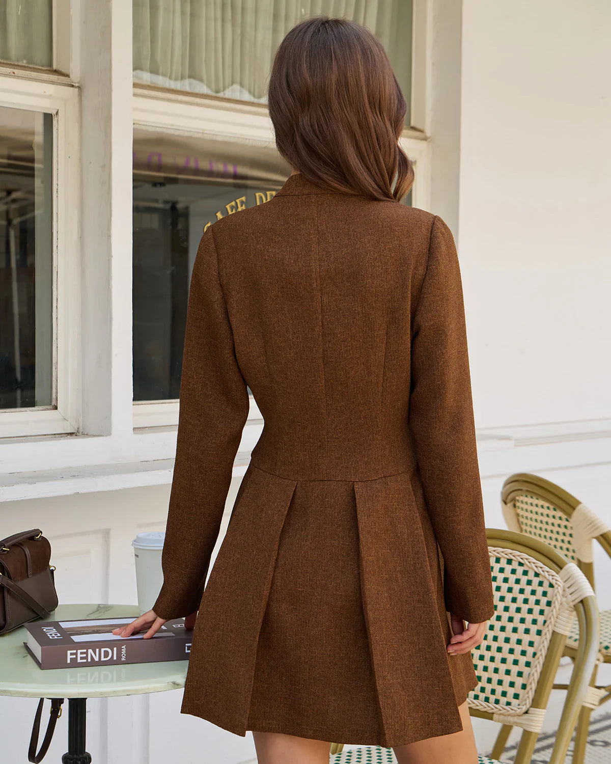 Parisian Button Dress