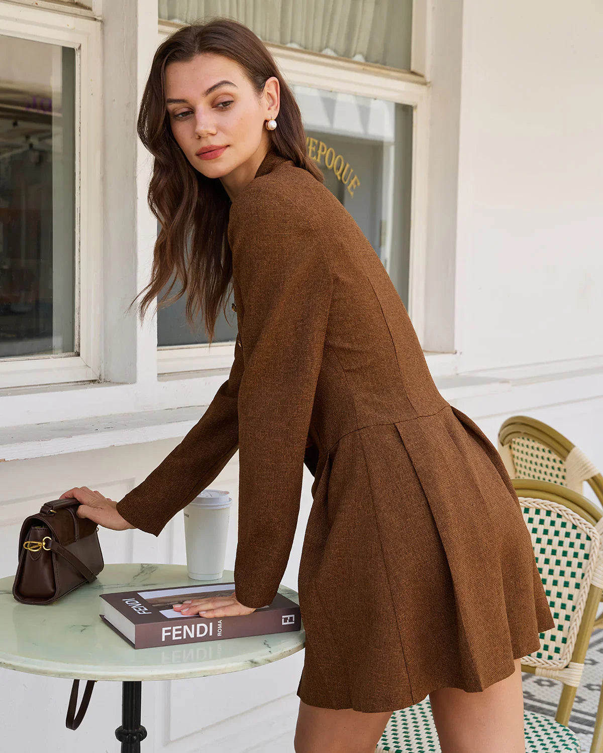 Parisian Button Dress