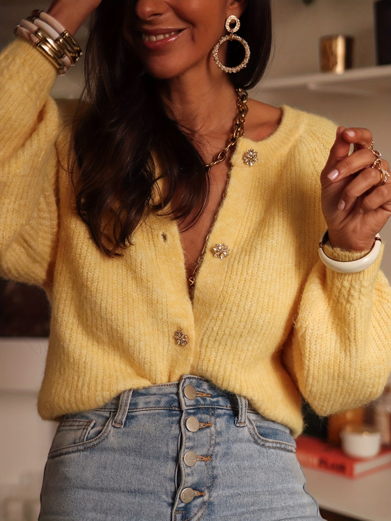 Button Blazer Jacket