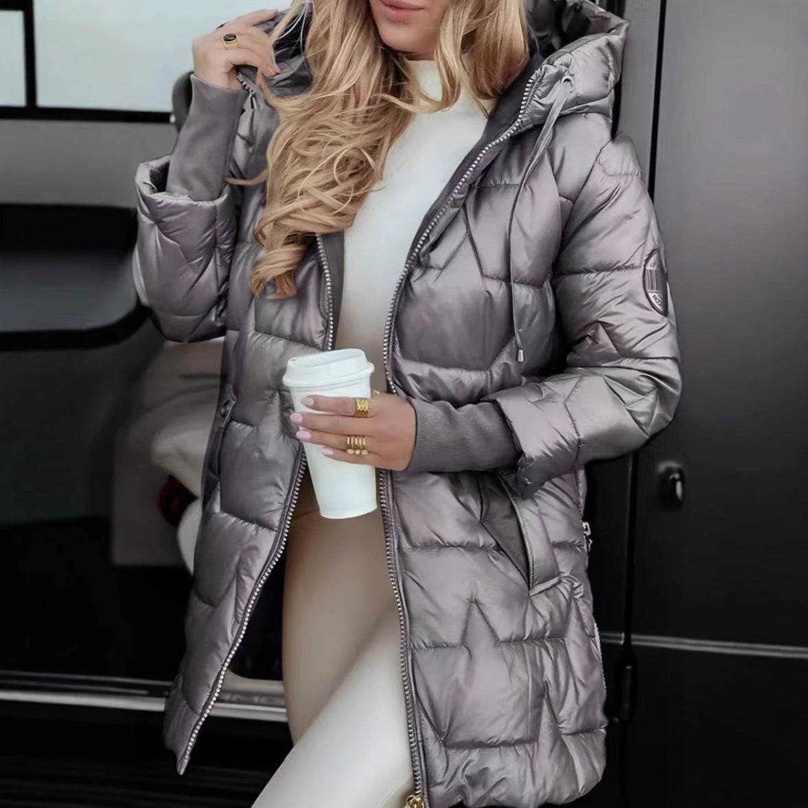 Women’s Autumn Coat with Hood