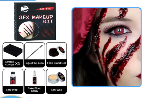 Halloween Simulation Plasma Skin Wax Shaping Scar And Wound Makeup Props
