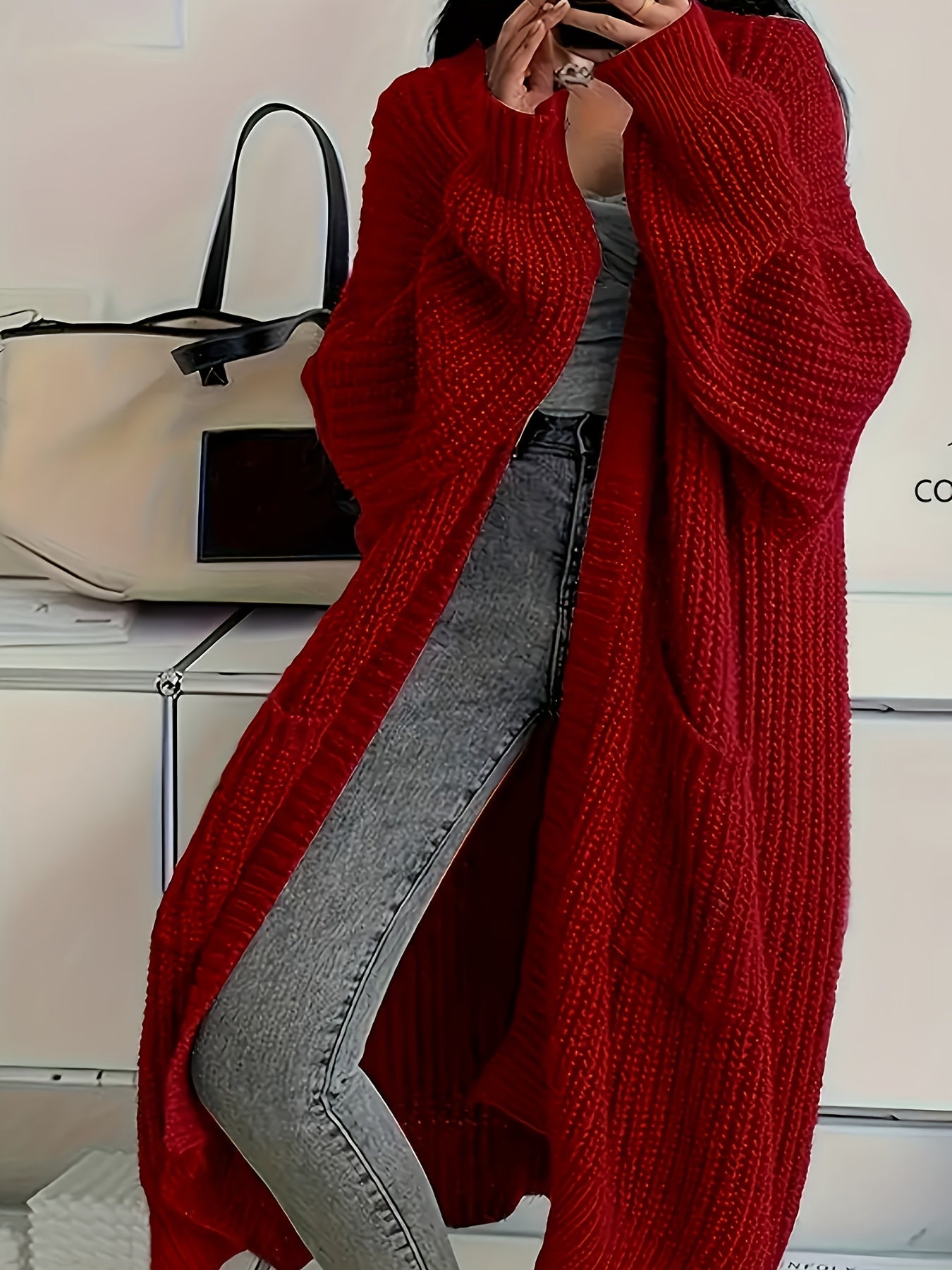 Gray™ | Women's Belted Cozy Cardigan in Gray