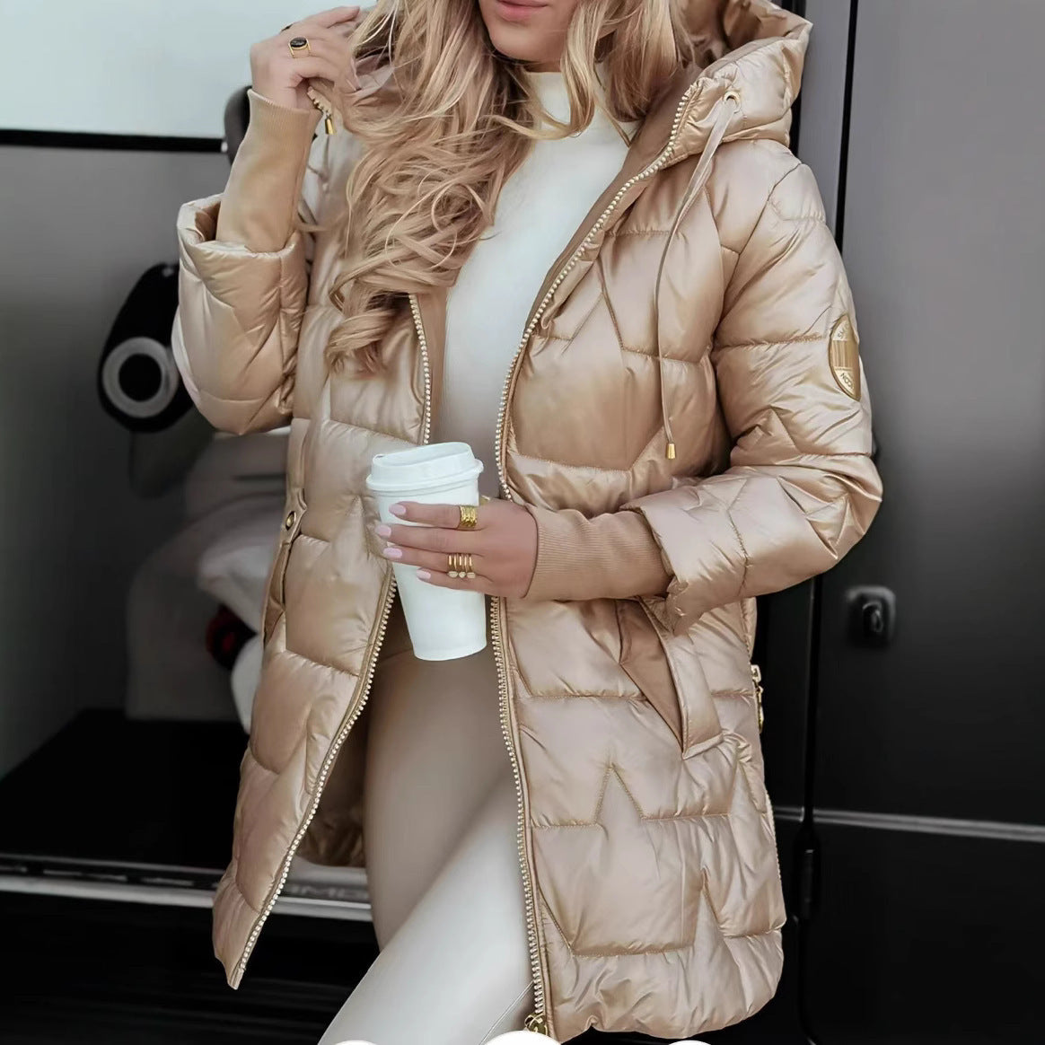 Women’s Autumn Coat with Hood