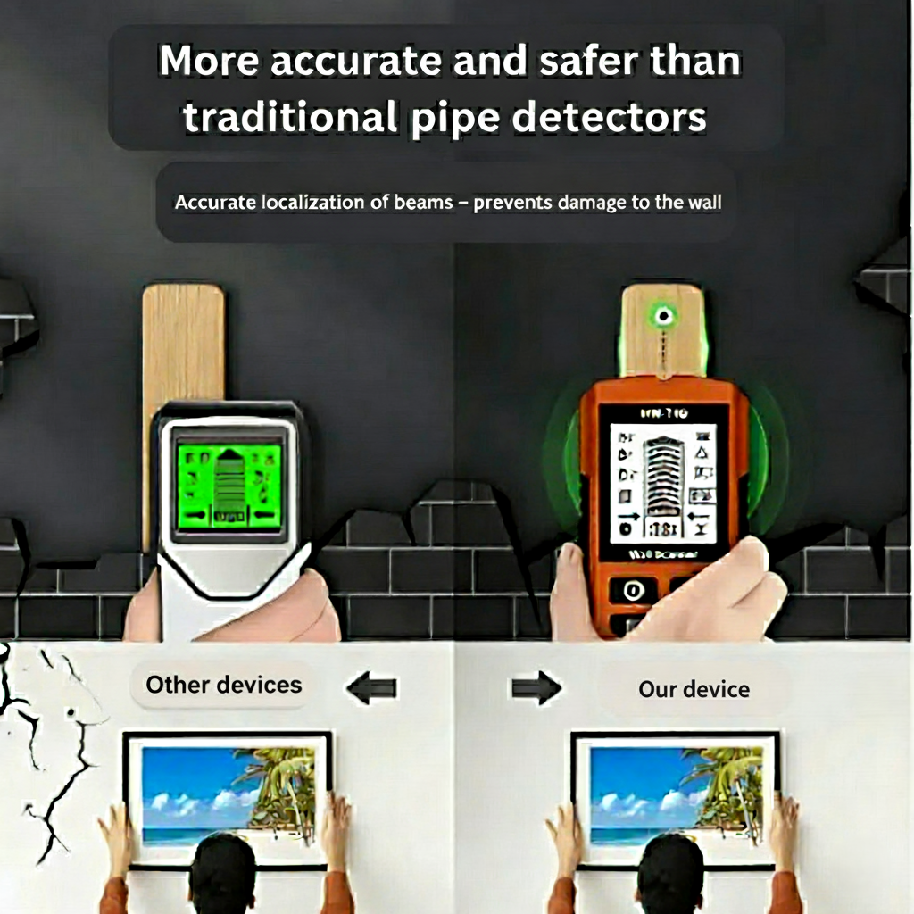 WallScan™ Pro – Versatile Detector for Metal, Wood, and Cables