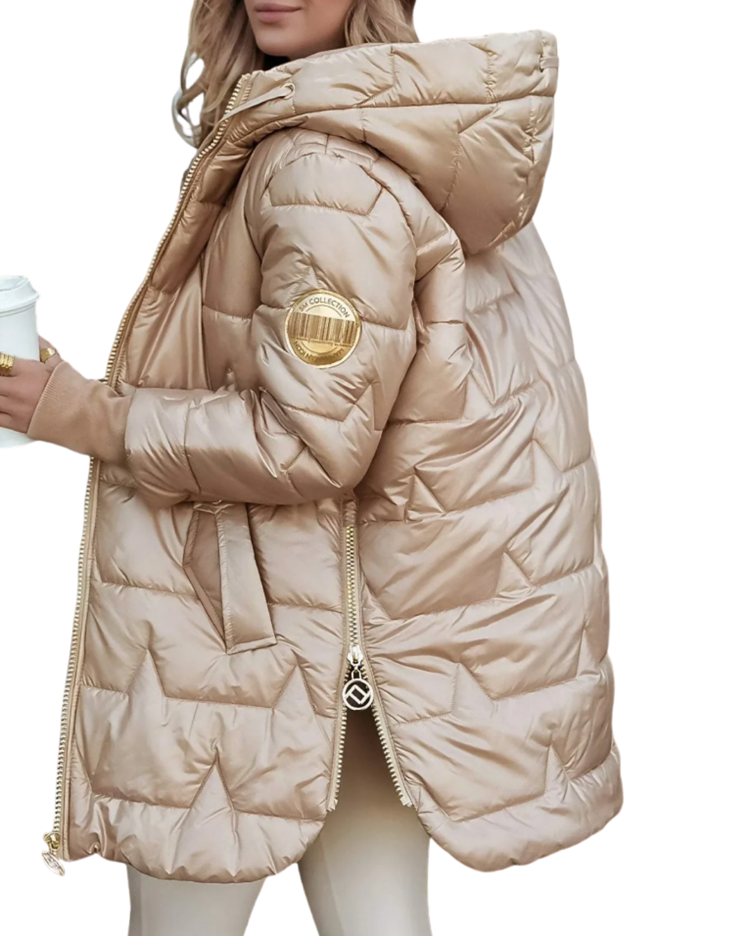 Nolwen | Stylish Hooded Winter Coat with Insulation