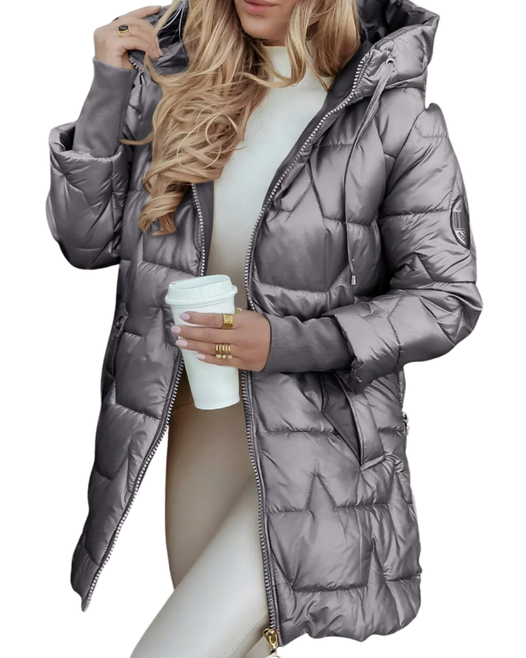 Nolwen | Stylish Hooded Winter Coat with Insulation