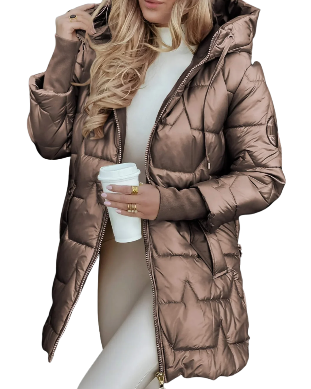 Nolwen | Stylish Hooded Winter Coat with Insulation