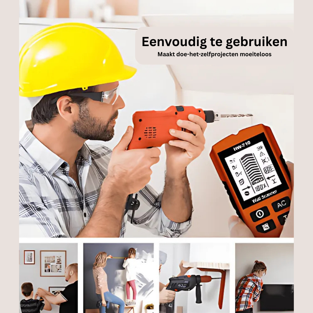 WallScan™ Pro – Versatile Detector for Metal, Wood, and Cables