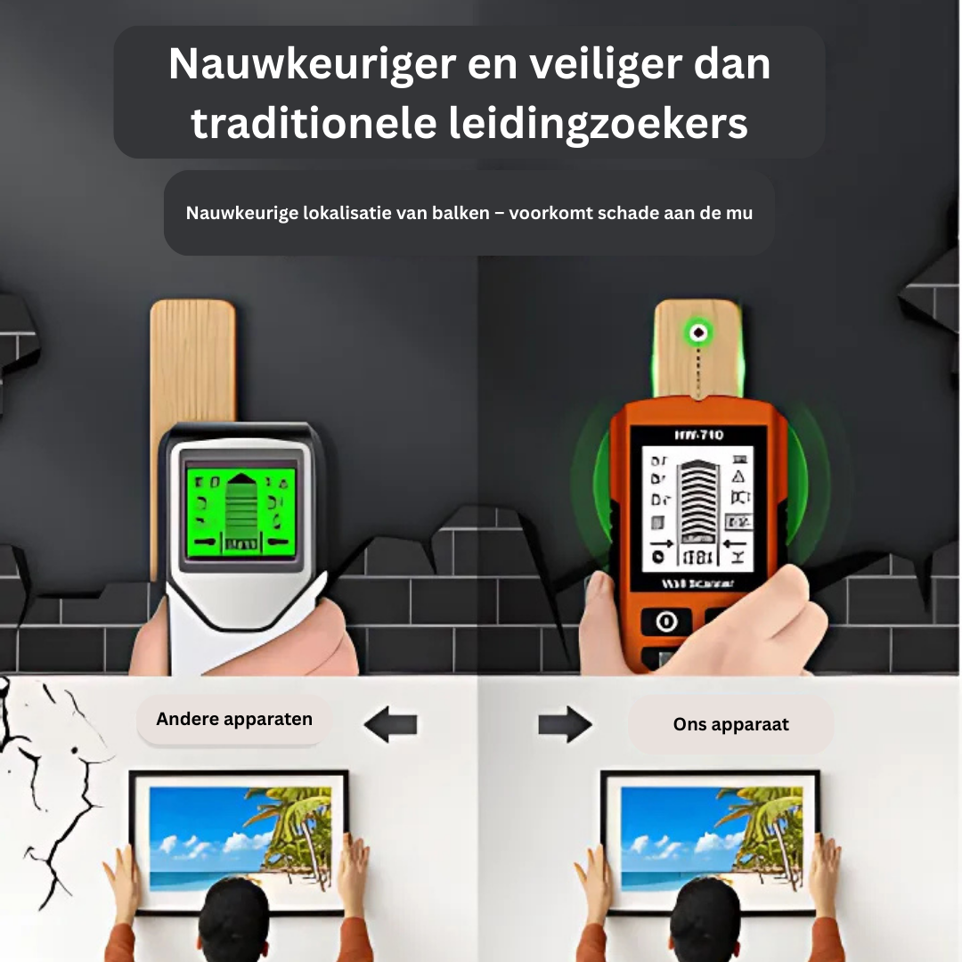 WallScan™ Pro – Versatile Detector for Metal, Wood, and Cables
