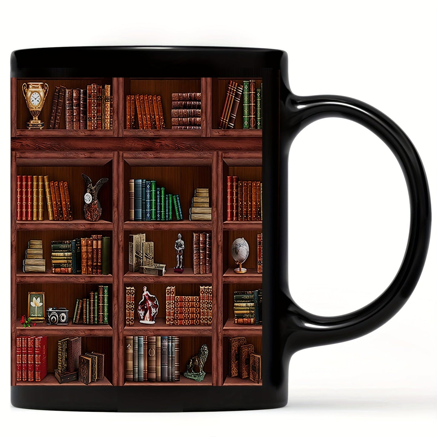 Tasse en céramique pour étagère de bibliothèque