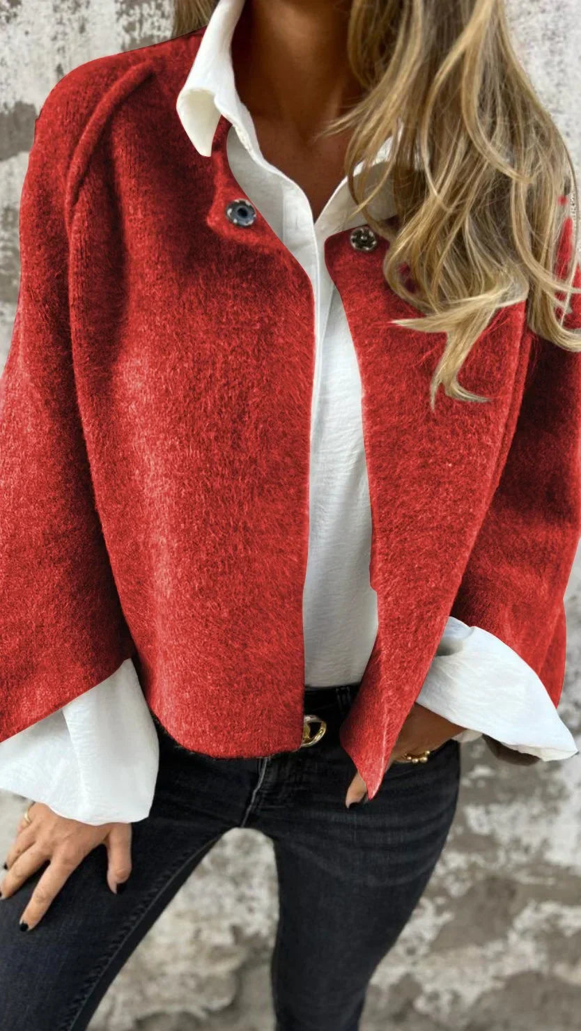 Celeste | Round Neck Wool Coat