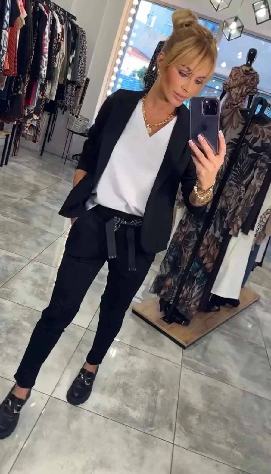 Isabelle | Personalized Set with Soft Blazer and Loose Sweatpants