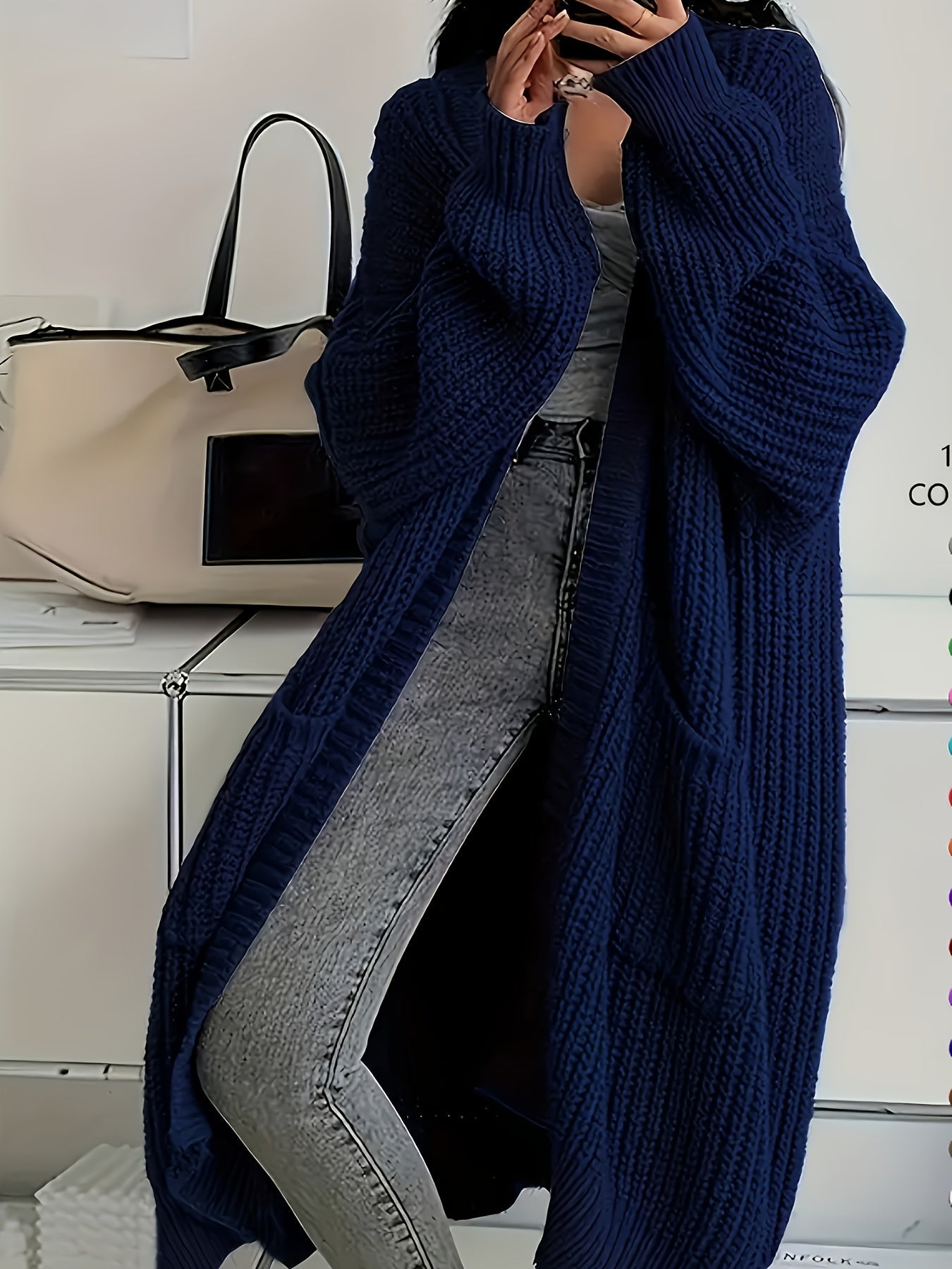 Gray™ | Women's Belted Cozy Cardigan in Gray