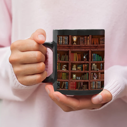 Tasse en céramique pour étagère de bibliothèque