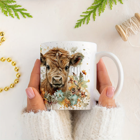 Tasse en céramique Highland Cow